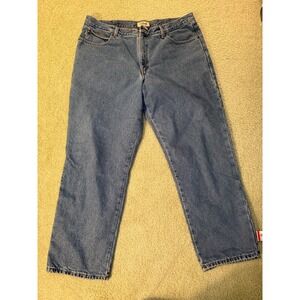 Men's LL Bean Flannel Lined Jeans size 40x30